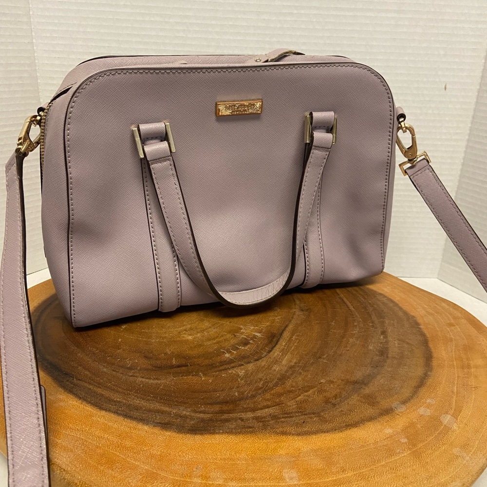 Kate Spade Pale Lavender Satchel w/removable shoulder strap